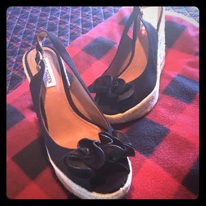 Black Steve Madden Wedges